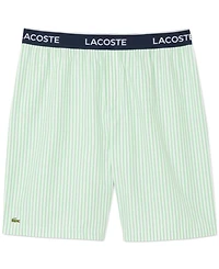 Lacoste Men's Loungewear Striped Pajama Shorts