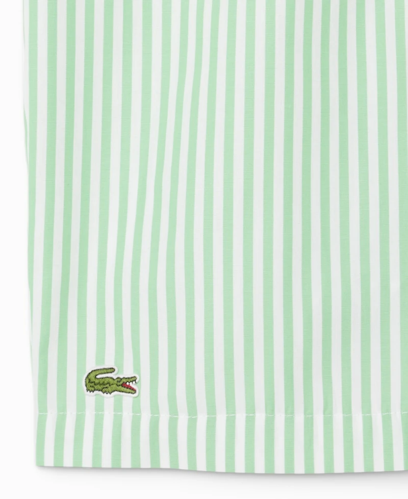 Lacoste Men's Loungewear Striped Pajama Shorts