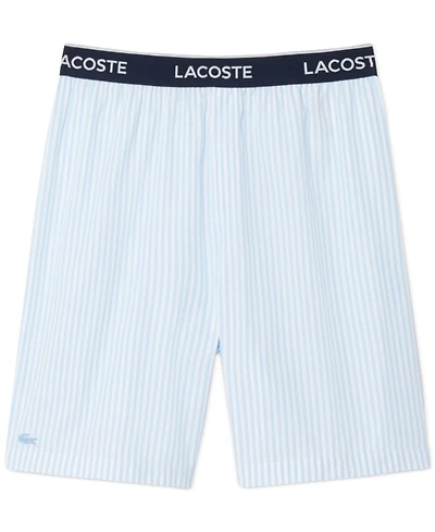 Lacoste Men's Loungewear Striped Pajama Shorts
