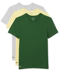 Lacoste Men's 3-Pack Slim Fit Crewneck T-Shirts