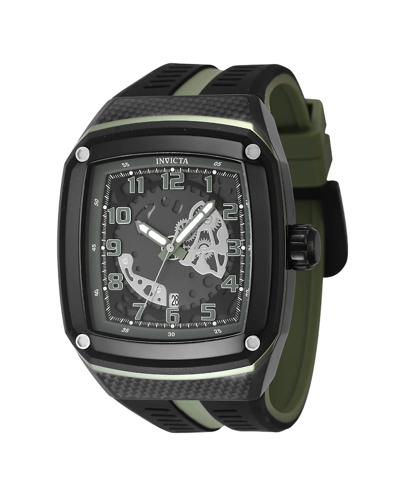 Invicta Men's 48067 Invicta Racing Quartz Multifunction Green, Gunmetal Dial Watch