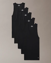 Calvin Klein Men's 5-Pack Cotton Classics Tanks