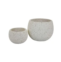 Set of 2 Decorative Planters for Stylish Indoor and Outdoor Gardening
