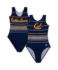 Gk Elite Big Girls Navy Cal Bears Spirit Leotard