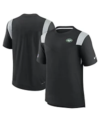 Nike Men's Black New York Jets Sideline Tonal Logo Performance Player T-Shirt