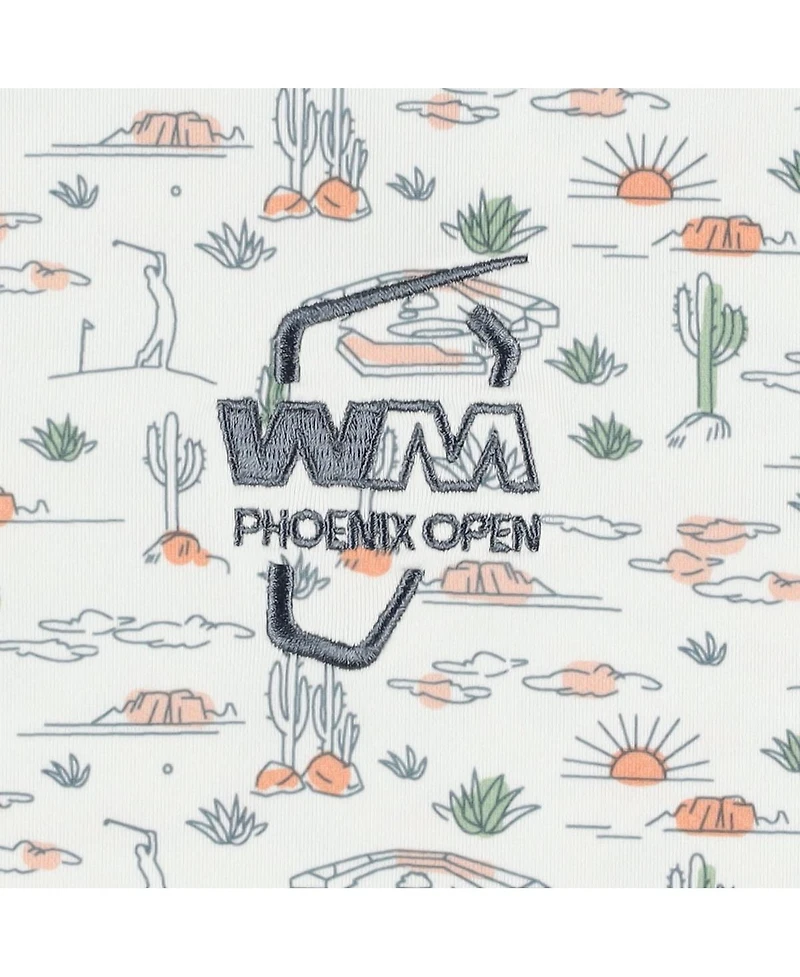 FootJoy Men's White Wm Phoenix Open Prodry All Over Print Polo Shirt