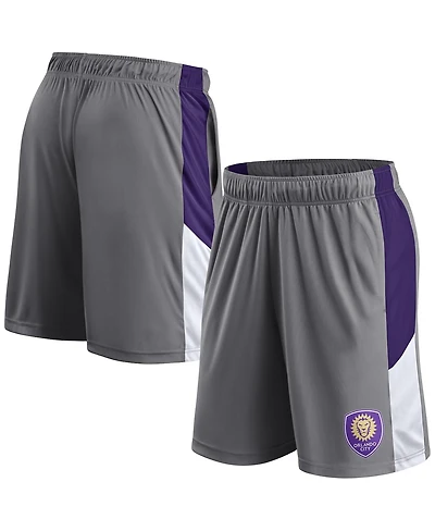 Fanatics Men's Gray Orlando City Sc Team Shorts