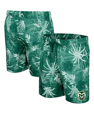 Colosseum Men's Green Colorado State Rams What Else Is New Swim Shorts