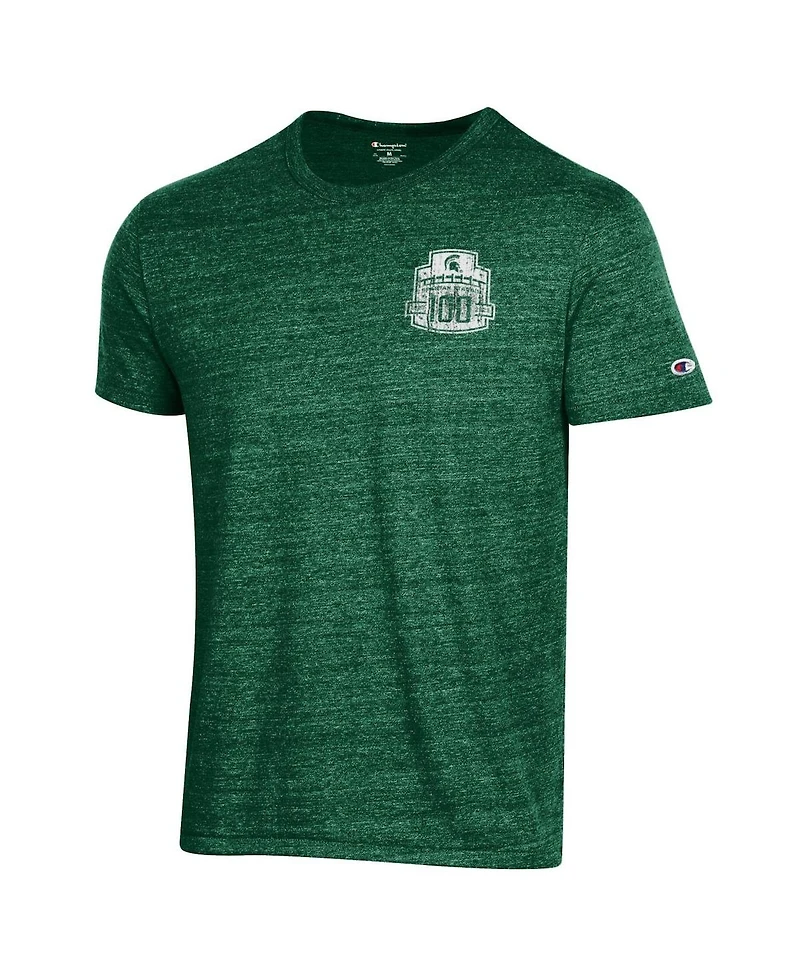 Champion Men's Green Michigan State Spartans 100Th Anniversary Spartan Stadium T-Shirt
