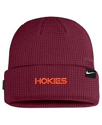 Nike Men's Maroon Virginia Tech Hokies 2024 Sideline Terra Cuffed Knit Hat