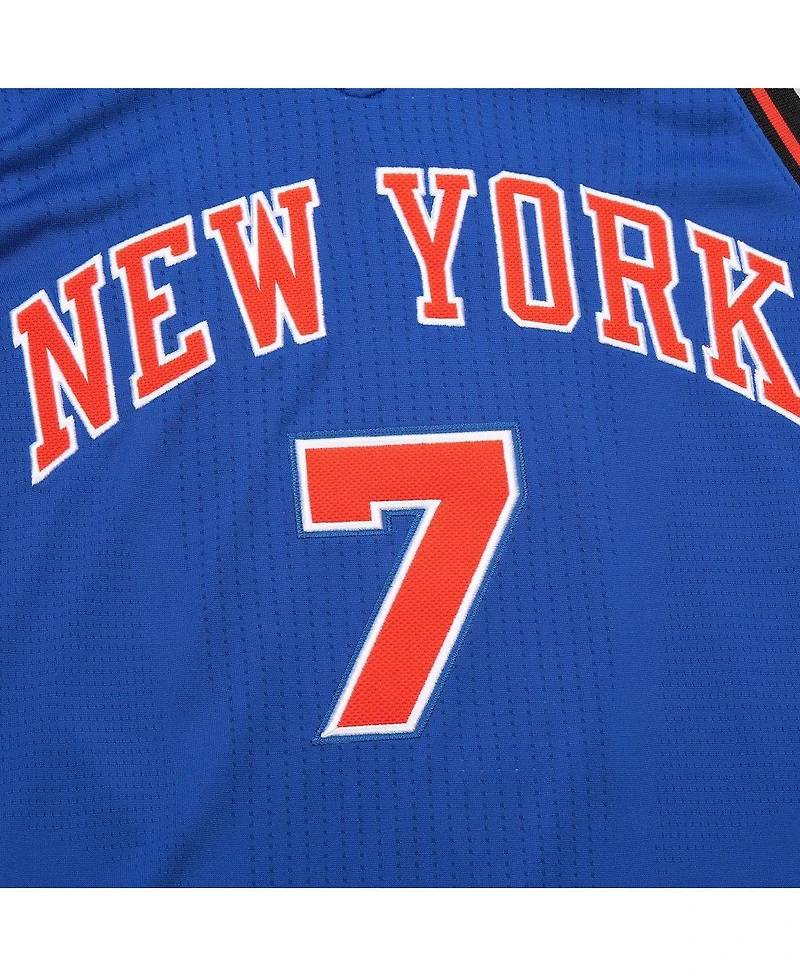 Mitchell & Ness Men's Carmelo Anthony Royal New York Knicks 2010/11 Hardwood Classics Authentic Jersey