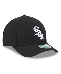 New Era Men's Black Chicago White Sox Player Replica 9Forty Adjustable Hat