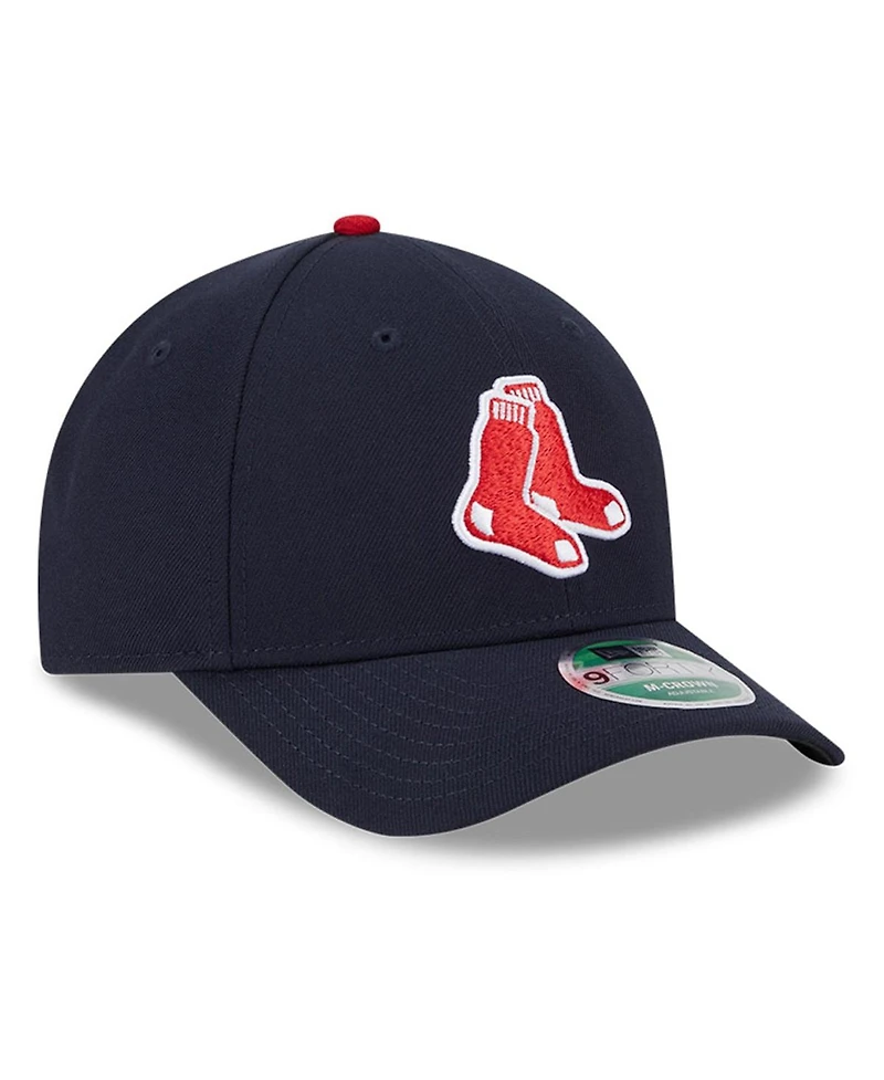 New Era Men's Navy Boston Red Sox Player Replica 9Forty Adjustable Hat