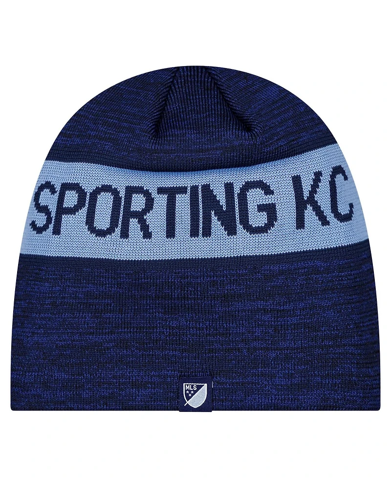 New Era Men's Navy Sporting Kansas City 2025 Kickoff Beanie Hat