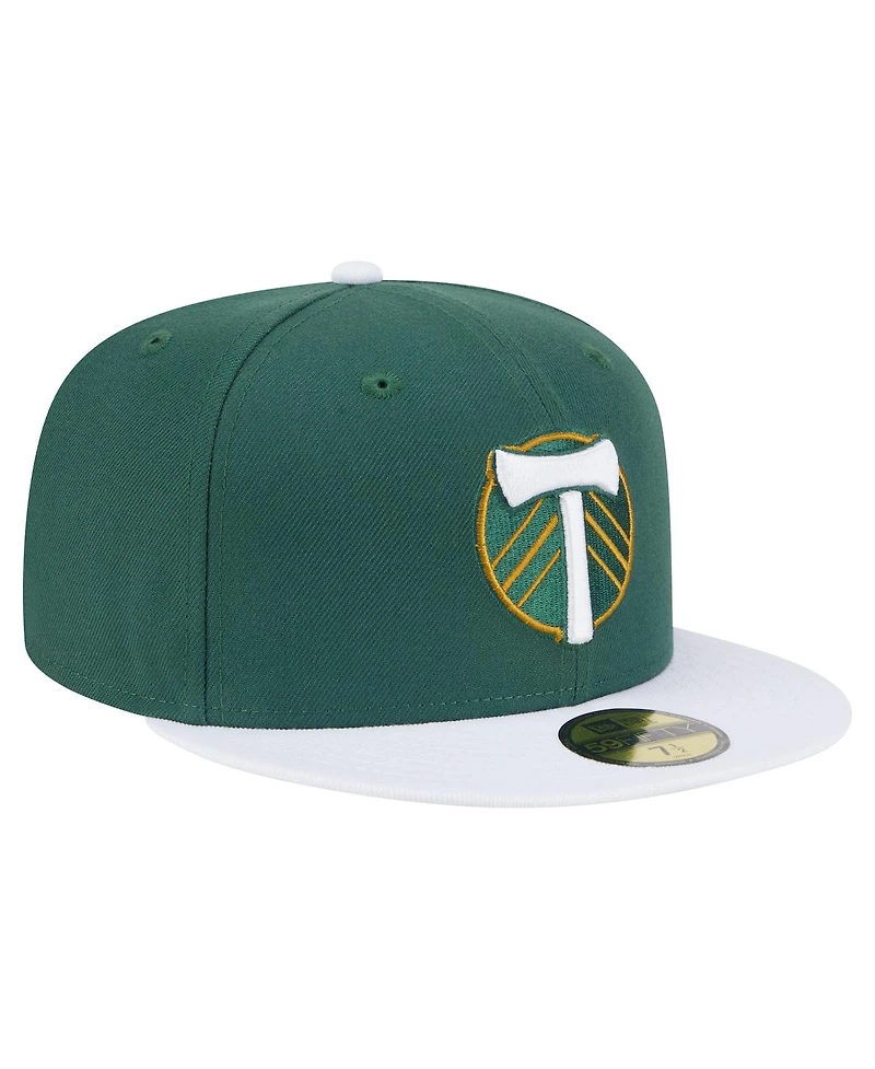 New Era Men's Green Portland Timbers 2025 Kickoff 59FIFTY Fitted Hat