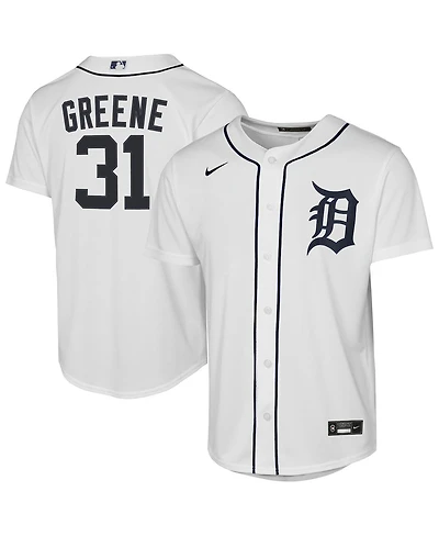 Nike Big Boys and Girls Riley Greene White Detroit Tigers Home Replica Player Jersey