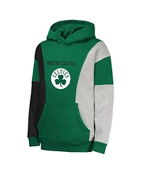 Outerstuff Big Boys and Girls Green Boston Celtics Ace The Hole Pullover Hoodie
