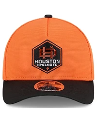 New Era Men's Orange Houston Dynamo Fc 2025 Jersey Hook 9FORTY M-Crown Adjustable Hat