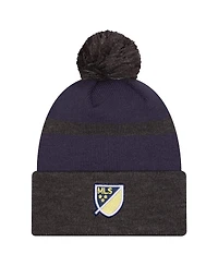 New Era Men's Navy Nashville Sc 2025 Kickoff Cuffed with Pom Knit Hat