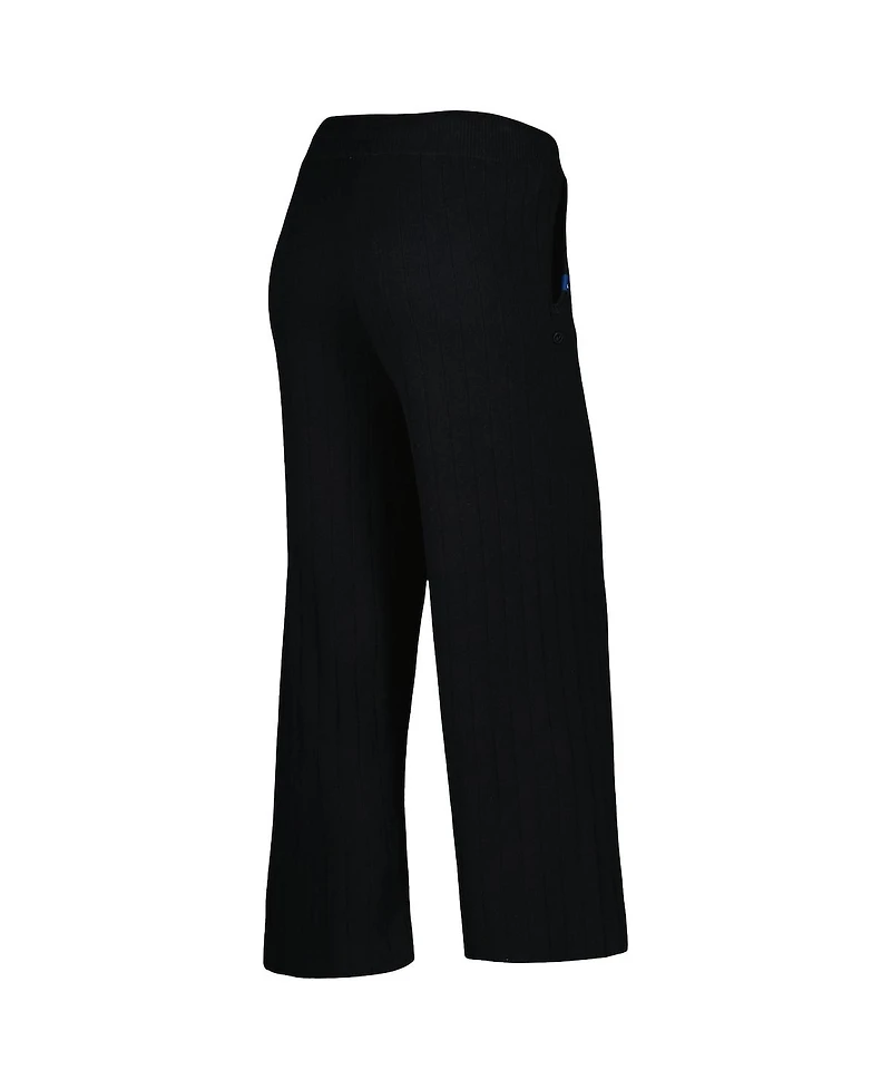 LevelWear Women's Black Los Angeles Dodgers Dream Icon Knit Pants