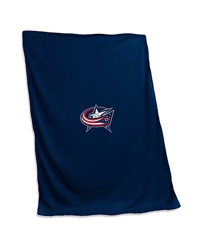 Logo Brands Columbus Blue Jackets 54" x 84" Team Sweatshirt Blanket