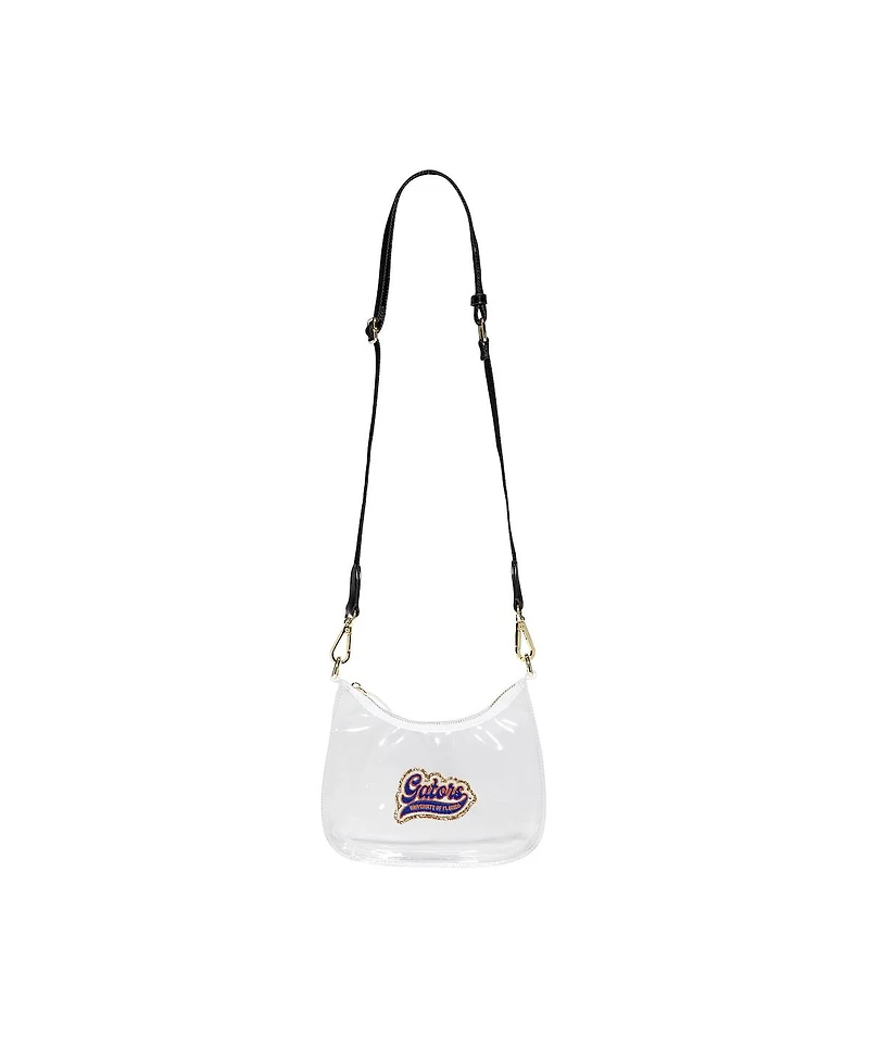 Stoney Clover Lane Florida Gators Clear Curved Crossbody Bag