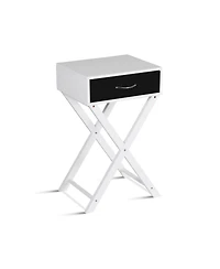 Modern X-Shape Accent Side End Table
