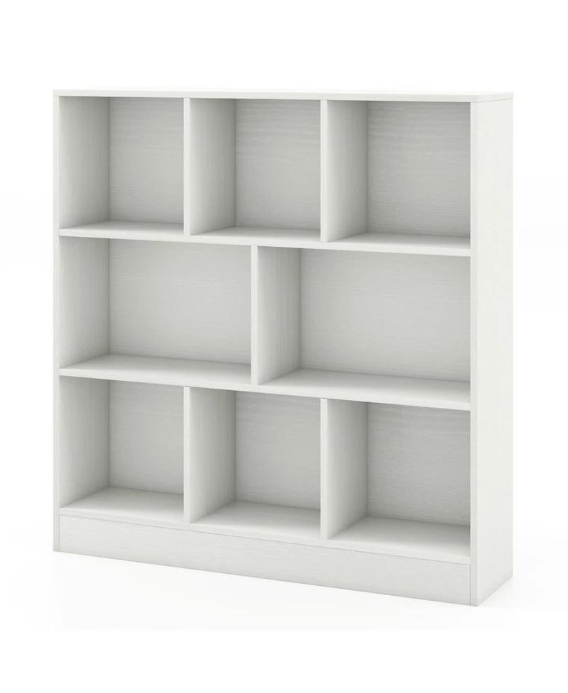 41 Inches 8-Cube Freestanding Bookcase for Kids