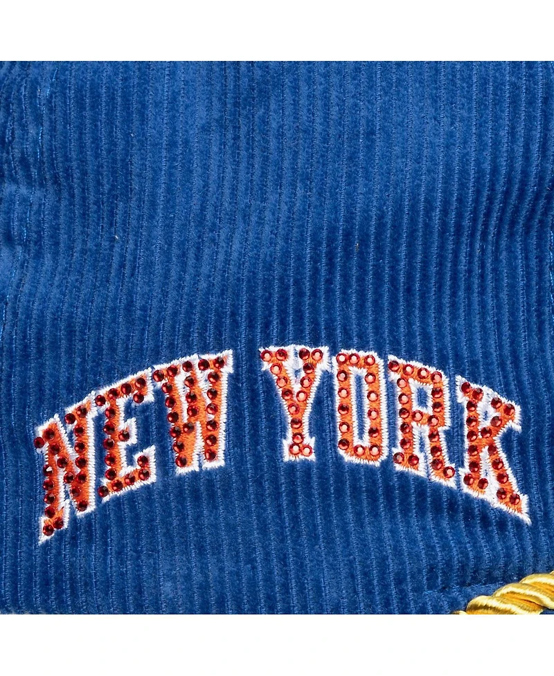 Mitchell & Ness Women's X Dannijo Blue New York Knicks Deadstock Cord Snapback Hat
