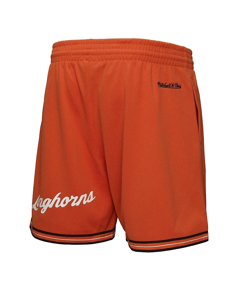 Mitchell & Ness Men's Burnt Orange Texas Longhorns Team Origins Mesh Shorts