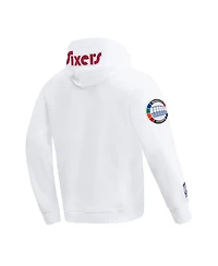 Pro Standard Men's White Philadelphia 76Ers 2024/25 City Edition Pullover Hoodie