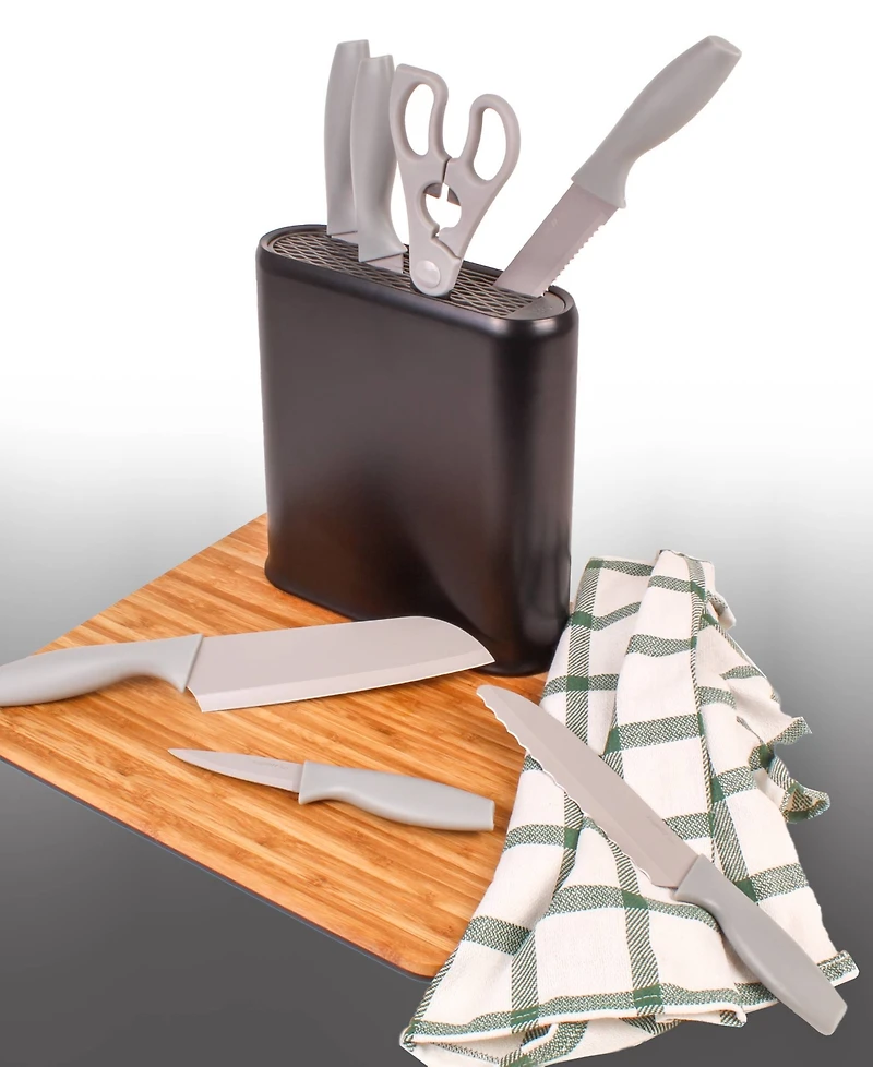 BergHOFF Leo 8-Piece Kitchen Knife Set with Universal Block