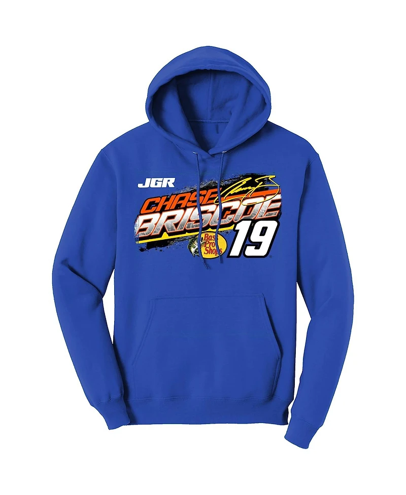 Joe Gibbs Racing Team Collection Men's Royal Chase Briscoe Bass Pro Shops Car Pullover Hoodie