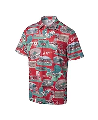 Reyn Spooner Men's Crimson Alabama Tide Scenic Polo Shirt