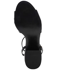 Steve Madden Women's Caden Knotted Embellished Block-Heel Sandals