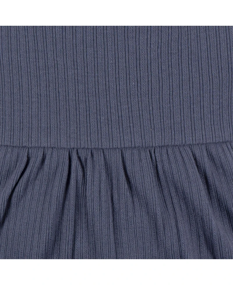 Gerber Baby Girls 3-Pack Sleeveless Skirted Onesies Bodysuits, Antique White, 3-6M