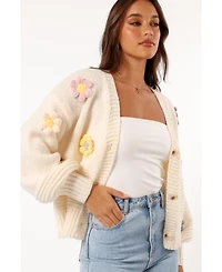 Petal and Pup Women's Sienna Flower Cardigan