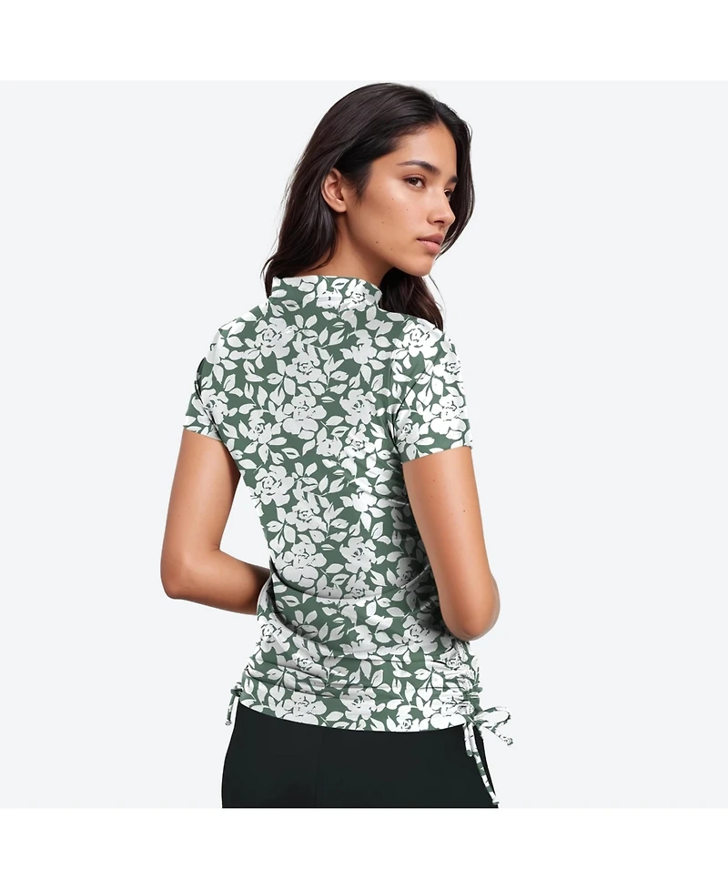 Calypsa Women's Half-Zip Adele Swim Top