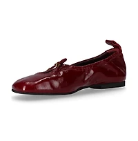Rosalind Onix Burgundy Leather Ballet Flats