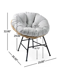 Streamdale Palos Outdoor Wicker Lounge Chair Set of 2