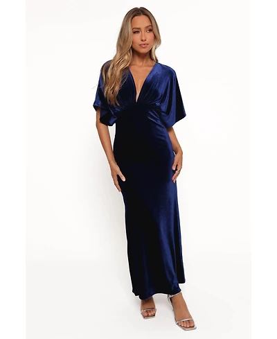 Petal and Pup Women's Ricki Velvet Maxi Dress