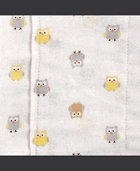 Luvable Friends Unisex Flannel Blend Infant Feeding Time Protectors Assortment