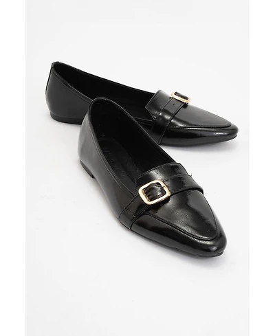 Women's Zarina Leather Pointed Toe Flats