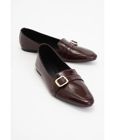 Women's Zarina Leather Pointed Toe Flats