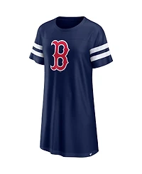 Fanatics Women's Navy Boston Red Sox Iconic Mesh Dress
