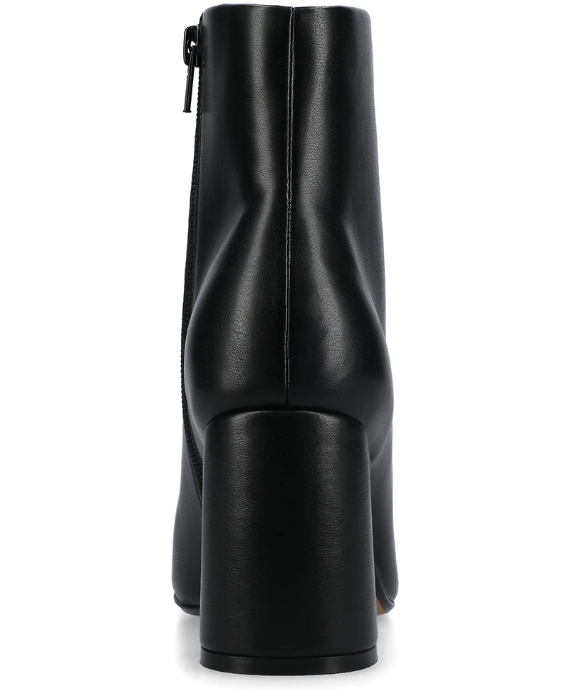 Journee Collection Women's Kit Zipper Comfort Dress Booties