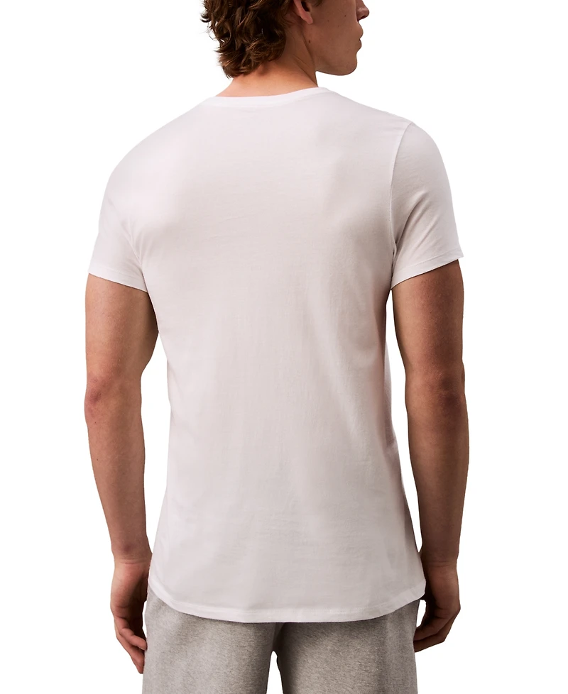 Calvin Klein Men's 5-Pack Cotton Classics Crewneck T-Shirts