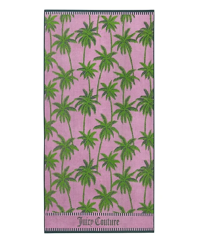 Juicy Couture Palm Trees Cotton Beach Towel, 36" x 72"