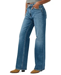 Silver Jeans Co. Women's Baggy Mid Rise Bootcut
