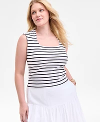On 34th Women's Knit Scoop-Neck Raglan-Cap-Sleeve Top
